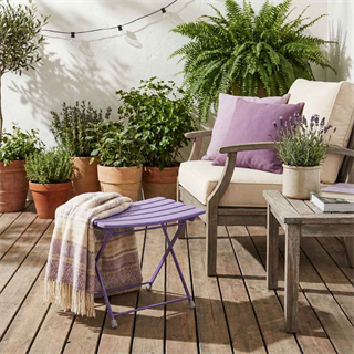 Emu Arc En Ciel Lilac Katlanır Bahçe Pufu