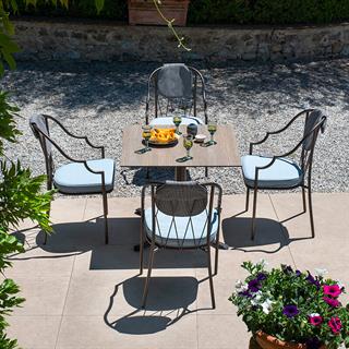 Emu Como Antic Iron Kollu Sandalye