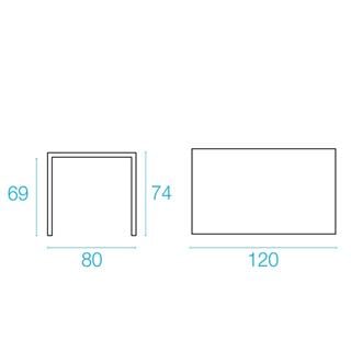 Emu Nova Rectangular Dining Table