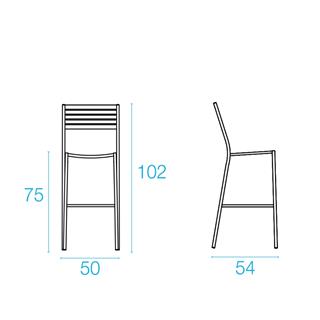 Emu Segno İstiflenebilir Bar Sandalyesi