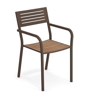 Emu Segno Teak İstiflenebilir Kollu Sandalye 