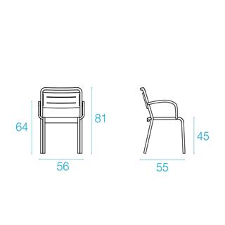 Emu Urban Kollu Sandalye