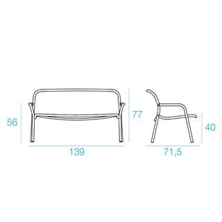 Emu Yard 2-Seater Sofa