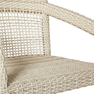 Alfresco Eniwa White Armchair