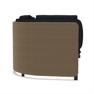 Ethimo Esedra Low Back Dark Grey 3-Seater Sofa