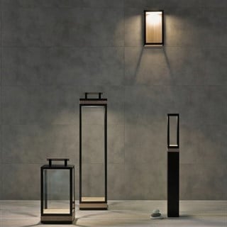 Ethimo Carre Pickled Teak Duvar Lambası