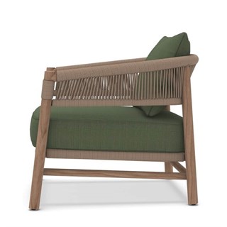 Kilt XL Tekli Koltuk-İskelet Teak-Rope Sand-Canapa Foglia-(Minder Dahil)