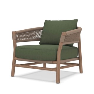 Kilt XL Tekli Koltuk-İskelet Teak-Rope Sand-Canapa Foglia-(Minder Dahil)