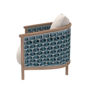 Ethimo Patio Natural Teak Laguna White Tekli Koltuk