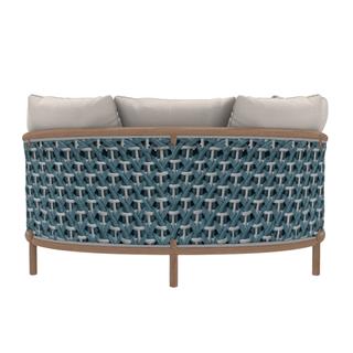 Ethimo Patio Natural Teak White Daybed