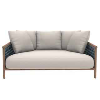 Ethimo Patio Natural Teak White Daybed