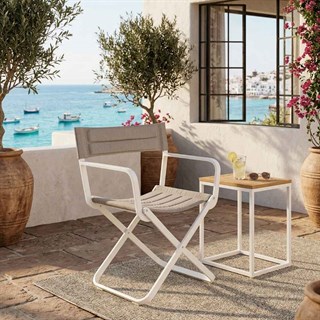 Ethimo Studios Warm White Rejisör Sandalye 