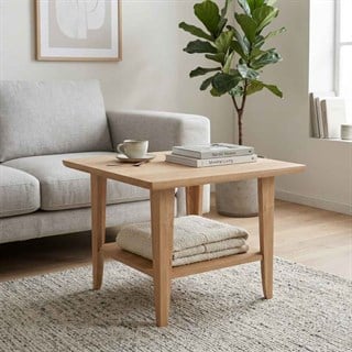 Ethnicraft Oak Simple Yan Sehpa 