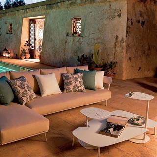 Fast Aikana White Yüksek Yan Sehpa