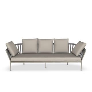 Fast Ria Pearly Gold 3-Seater Sofa