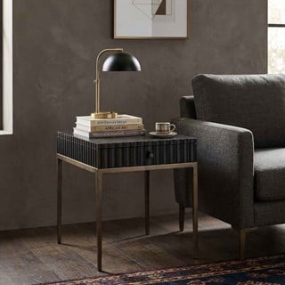 Fine Furniture Esquire Farrington Black Yan Sehpa