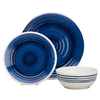 Flamefield Azure Deep Blue 12 Parça Yemek Takımı  