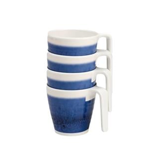 Flamefield Azure Deep Blue Mug Set of 4