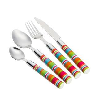 Flamefield Camper Smiles 16-Piece Cutlery Set