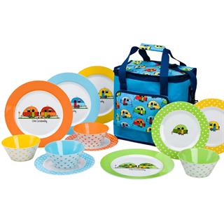 Flamefield Love Caravanning 13 Parça Yemek Takımı