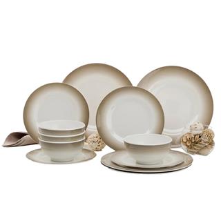 Flamefield Royale Ecru 12 Parça Yemek Takımı