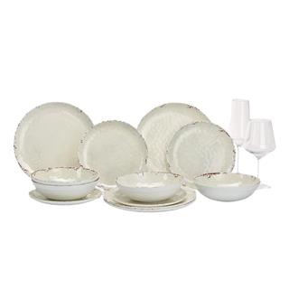 Flamefield Rustic Pearl 12 Parça Yemek Takımı