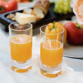 Flamefield Slim Jim Short Clear Water Glass Set of 4