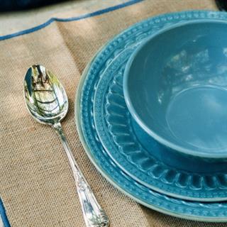 Flamefield Vintage Blue 12 Parça Yemek Takımı