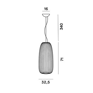 Foscarini Spokes 1 My Light Gold Avize