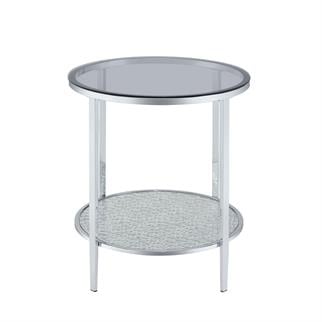 Steve Silver Frostline Yuvarlak Yan Sehpa