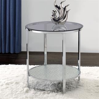 Steve Silver Frostline Yuvarlak Yan Sehpa