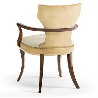 Jonathan Charles Art Deco Champagne Armchair