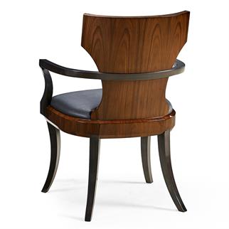 Jonathan Charles Full Back Santos Rosewood Armchair
