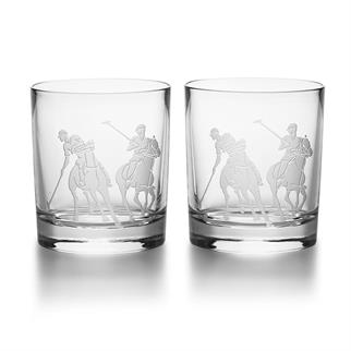 Ralph Lauren Garrett Transparent Whiskey Glasses 