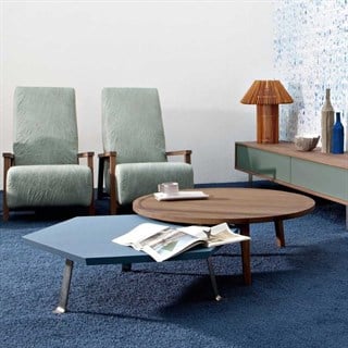 Gervasoni Gray 49 Walnut Orta Sehpa