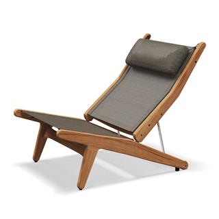 Gloster Bay Teak Granite Dinlenme Şezlongu