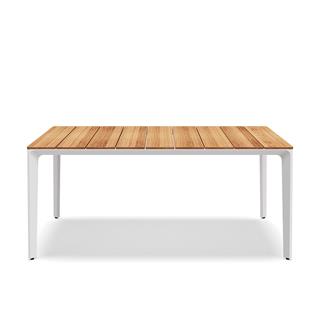 Gloster Carver White Teak Dining Table