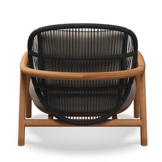 Gloster Fern Meteor Raven Low Back Lounge Chair