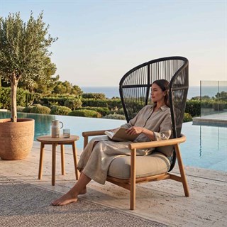 Gloster Fern Yüksek Sırtlı Teak Koltuk