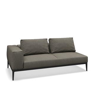 Gloster Grid Left / Right Meteor Modular Sofa