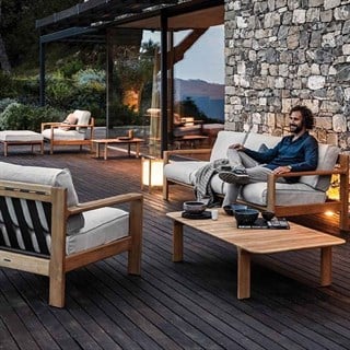 Gloster Loop Teak Bahçe Orta Sehpası