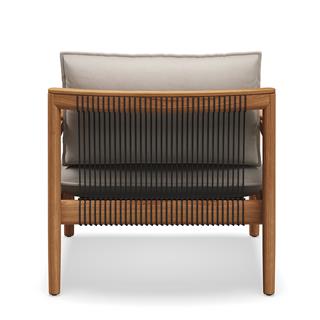 Gloster Saranac Natural Teak Blend Linen Koltuk
