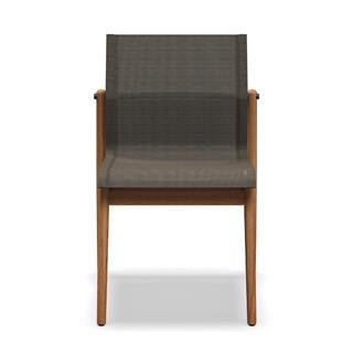Gloster Sway Meteor Granite Teak Side Dining Chair