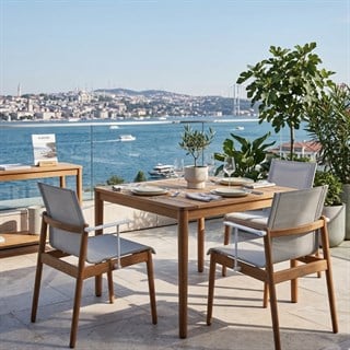 Gloster Sway White Seagull Teak Bahçe Sandalyesi