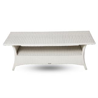 Alfresco Hamilton Rectangular White Coffee Table