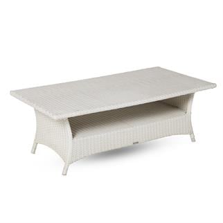 Alfresco Hamilton Rectangular White Coffee Table