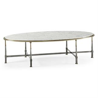 Jonathan Charles Hamilton Calacatta Oval Orta Sehpa