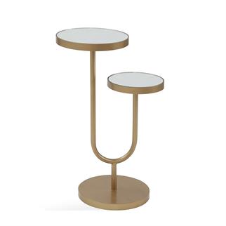 Bassett Mirror Scatter Gold Yan Sehpa