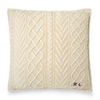 Ralph Lauren Highland Cream Square Pillowcase