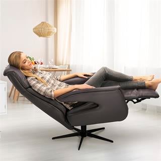 Superior Tekli Koltuk-(Medium)-Fabric Ascot (977) Pearl (9773)-Base Chrome